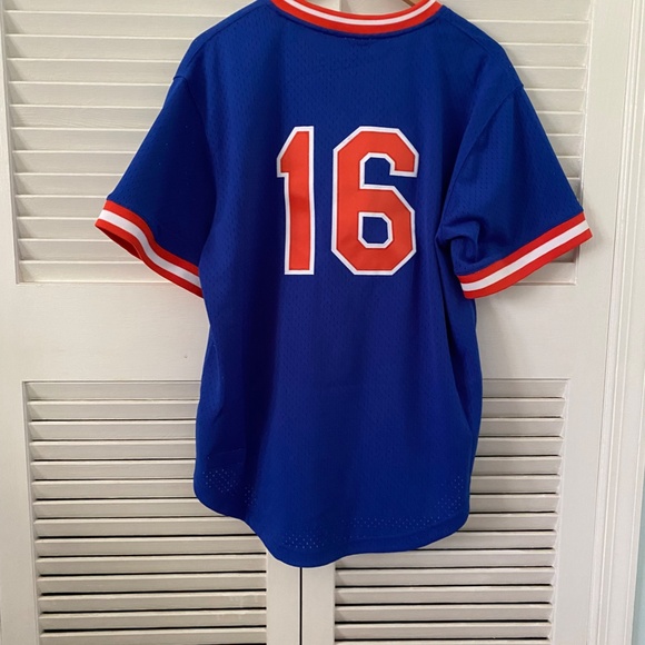 NWT Mitchell & Ness New York Mets Dwight Gooden Jersey, Men's Large - Picture 11 of 13